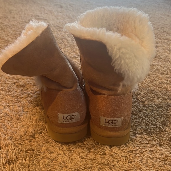UGG suede shearling boots size 8 #130 - Picture 4 of 7